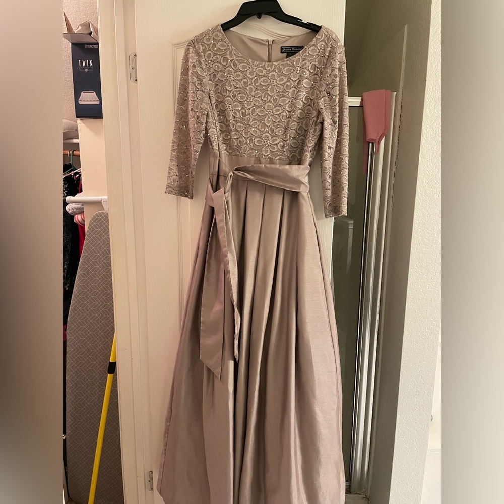 Brown sparkly gown